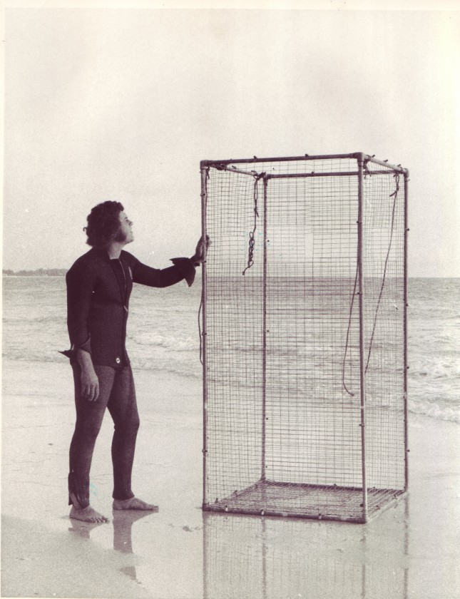 My shark cage 1969